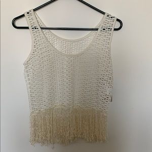 Size S Fringe Tank Top NWT